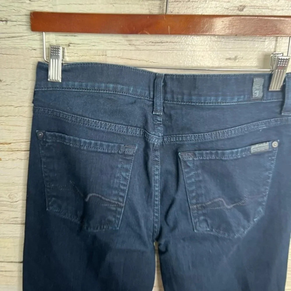 7 for all mankind blue bootcut jeans size 27 - Picture 5 of 6